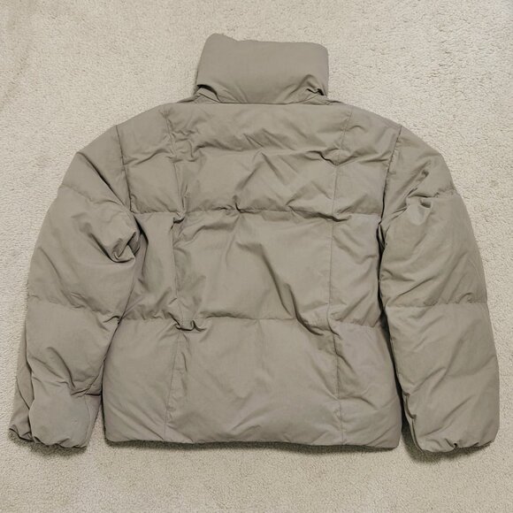 Uniqlo U Padded Volume Jacket Unisex XS Natural - Picture 6 of 8